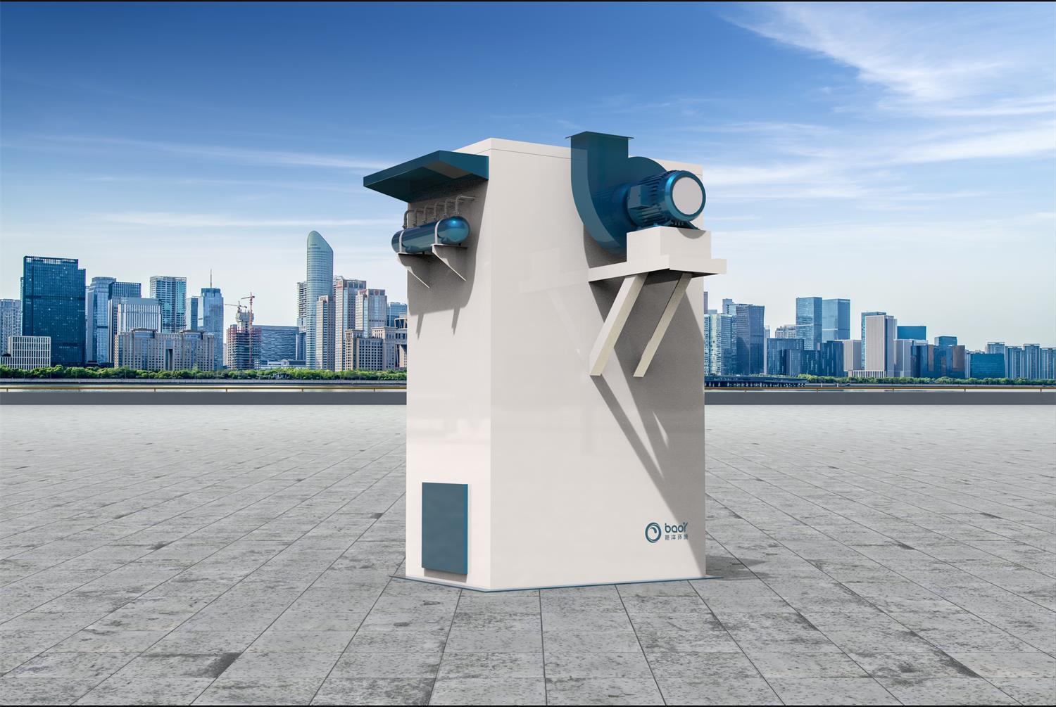 【BY脈沖濾筒除塵器】倉頂、主機、料場除塵器